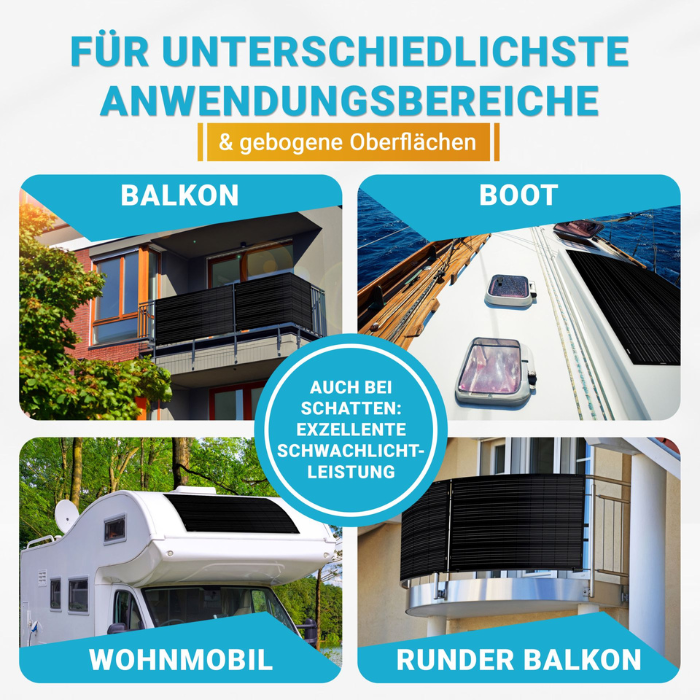 1600W Balkonkraftwerk Set - Flexible doitBau Module (1560Wp) - Hoymiles HMS-1600 – Bild 6