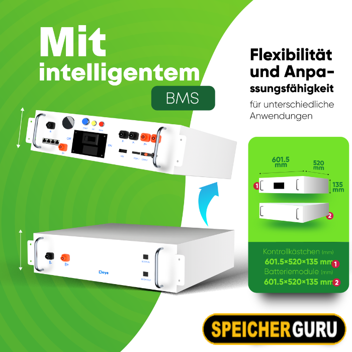 Deye BOS-A100 – 100 kWh Hochvolt LiFePO4 Stromspeicher – Bild 2