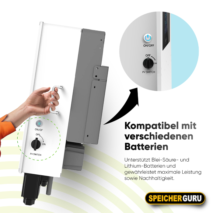 Chisage ESS 8kW Hybrid Wechselrichter Mars-8G2-LE Niedervolt – Bild 11