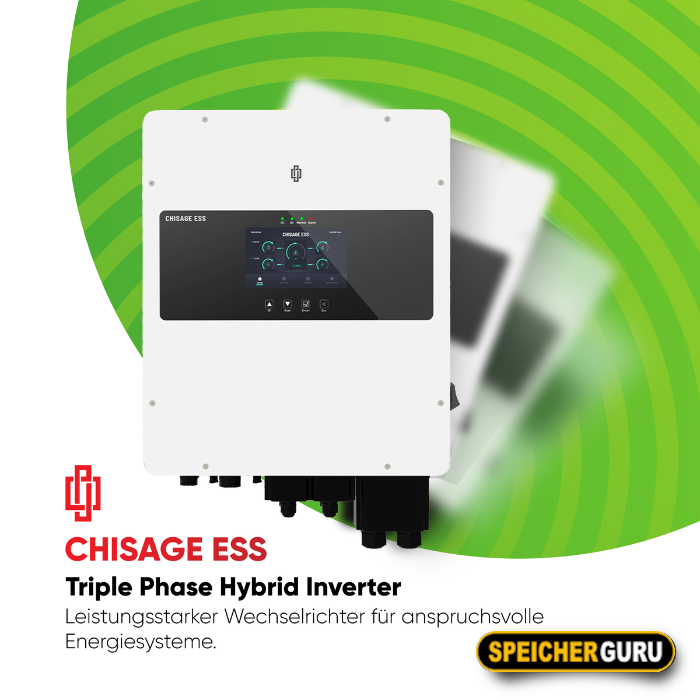 Chisage ESS 8kW Hybrid Wechselrichter Mars-8G2-LE Niedervolt – Bild 2
