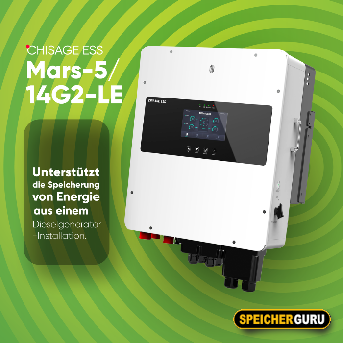 Chisage ESS 8kW Hybrid Wechselrichter Mars-8G2-LE Niedervolt – Bild 5