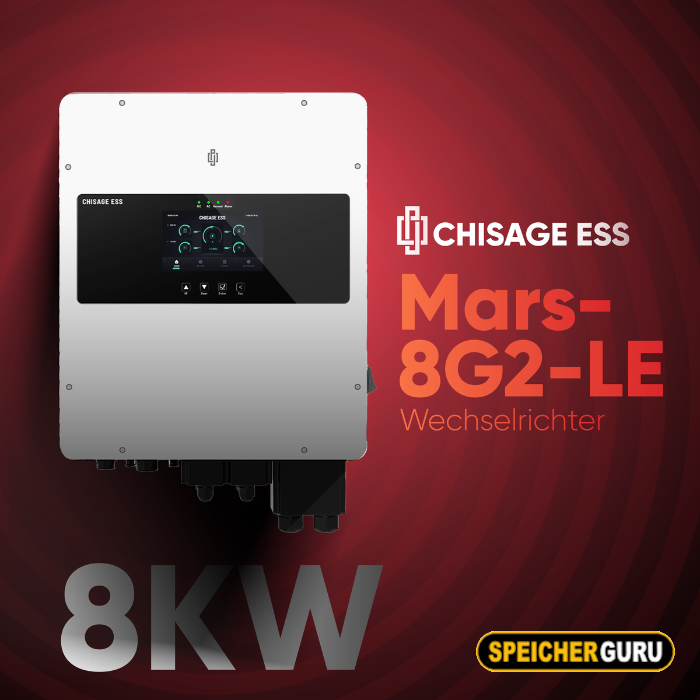 Chisage ESS 8kW Hybrid Wechselrichter Mars-8G2-LE Niedervolt