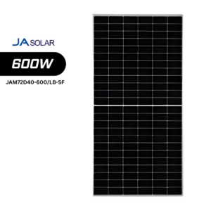 JA Solar 600W JAM72D40-600/LB-SF Bifaziales n-type TOPCon Solarmodul