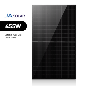 JA Solar 455W JAM54D40-455-LB-BF Bifazial Glas-Glas Black Frame