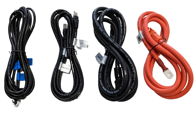 Pylontech Batterieanschlusskabelset Pylontech zu Wechselrichter 2 x 2,0m 25mm² Amphenol zu M8