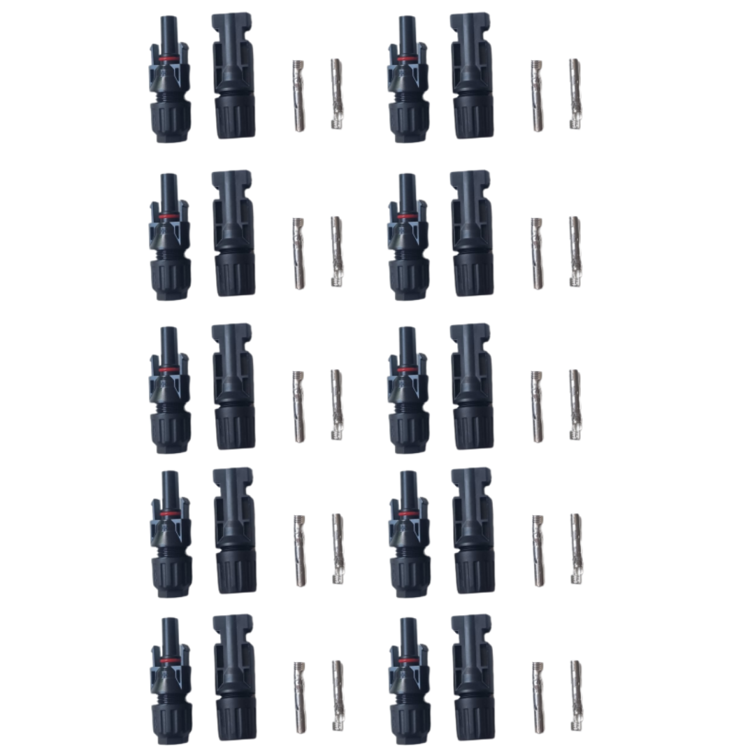 10 Paar MC4 Stecker & Buchse Male + Female