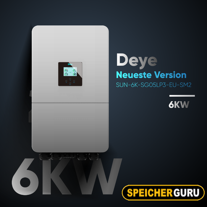 Deye SUN-6K-SG04LP3-EU Hybridwechselrichter 3-Phasig