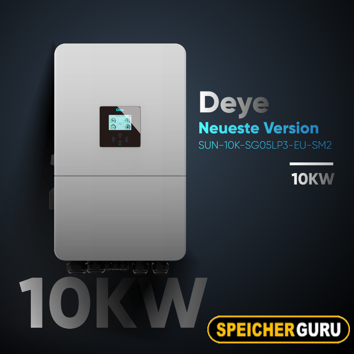 Deye/Pytes Komplettset 10 kW Hybridwechselrichter & 10 kWh Batteriespeicher (SUN-10K-SG05LP3-EU-SM2 & E-BOX-48100R 5,12 kWh) – Bild 2