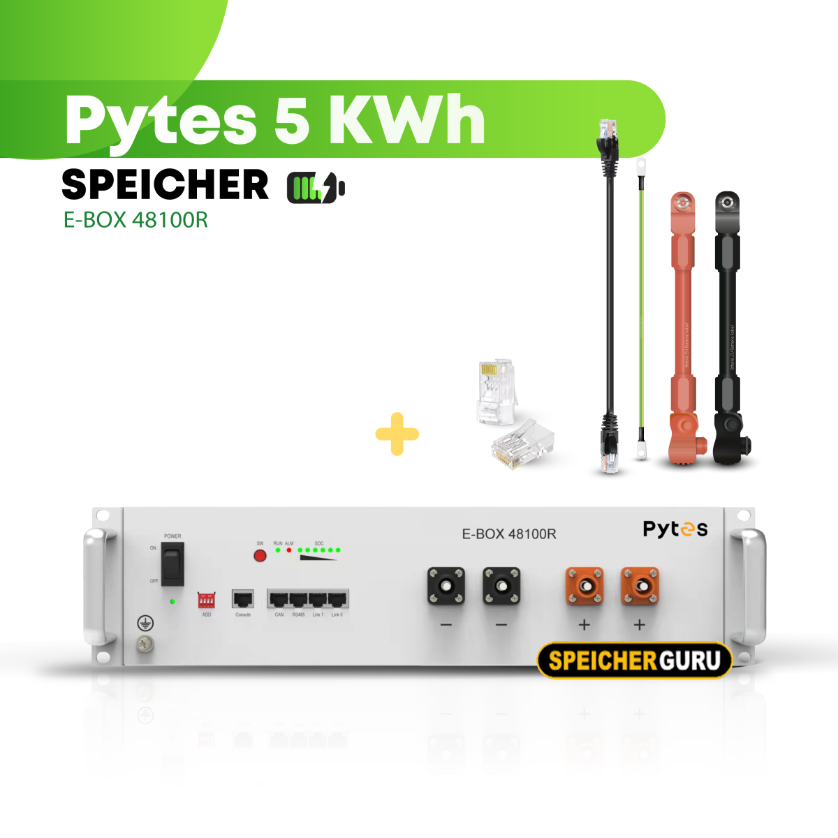 Deye/Pytes Komplettset 10 kW Hybridwechselrichter & 15 kWh Batteriespeicher (SUN-10K-SG05LP3-EU-SM2 & E-BOX-48100R 5,12 kWh) – Bild 3