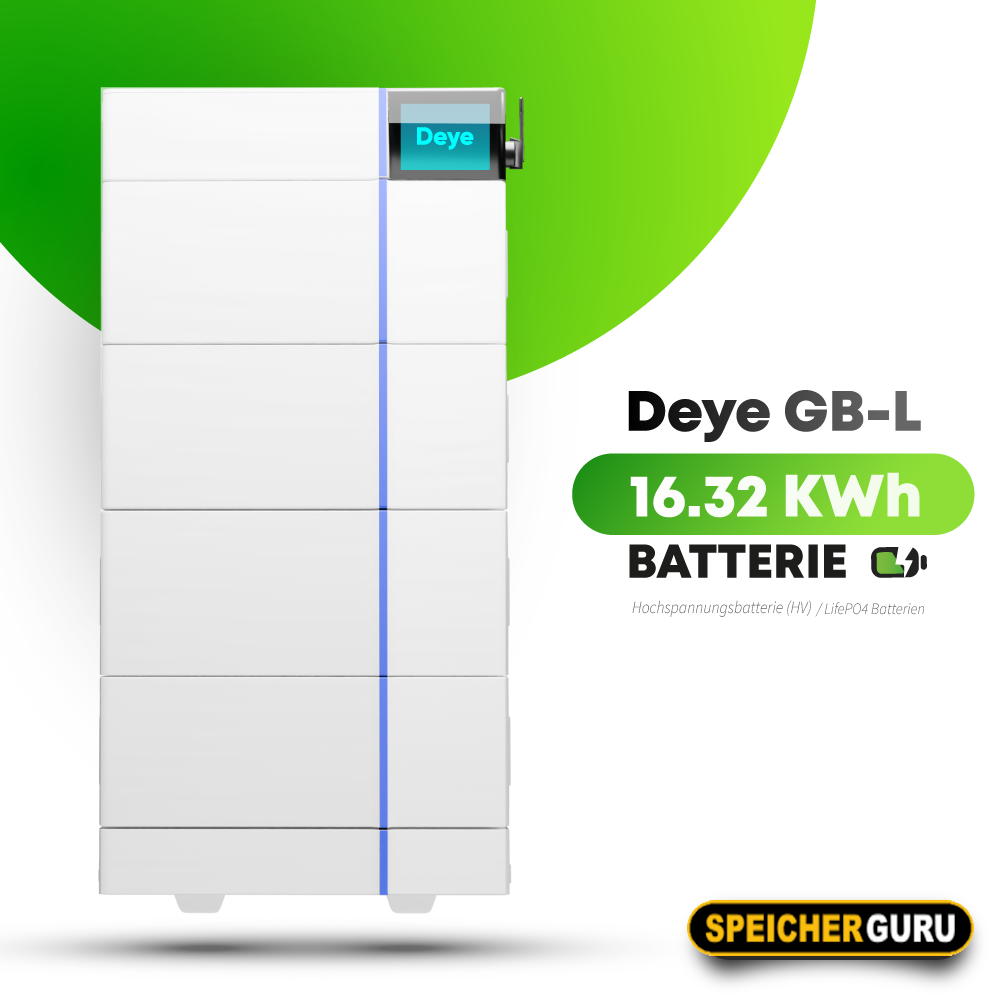 Deye GB-L-16.32 kWh Hochvoltspeicher Set