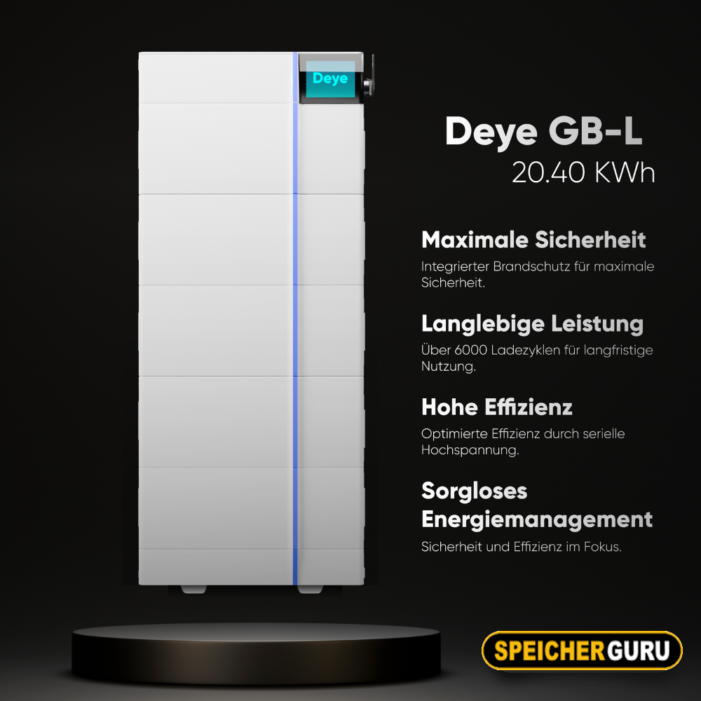 Deye GB-L-20.40 kWh Hochvoltspeicher Set – Bild 5