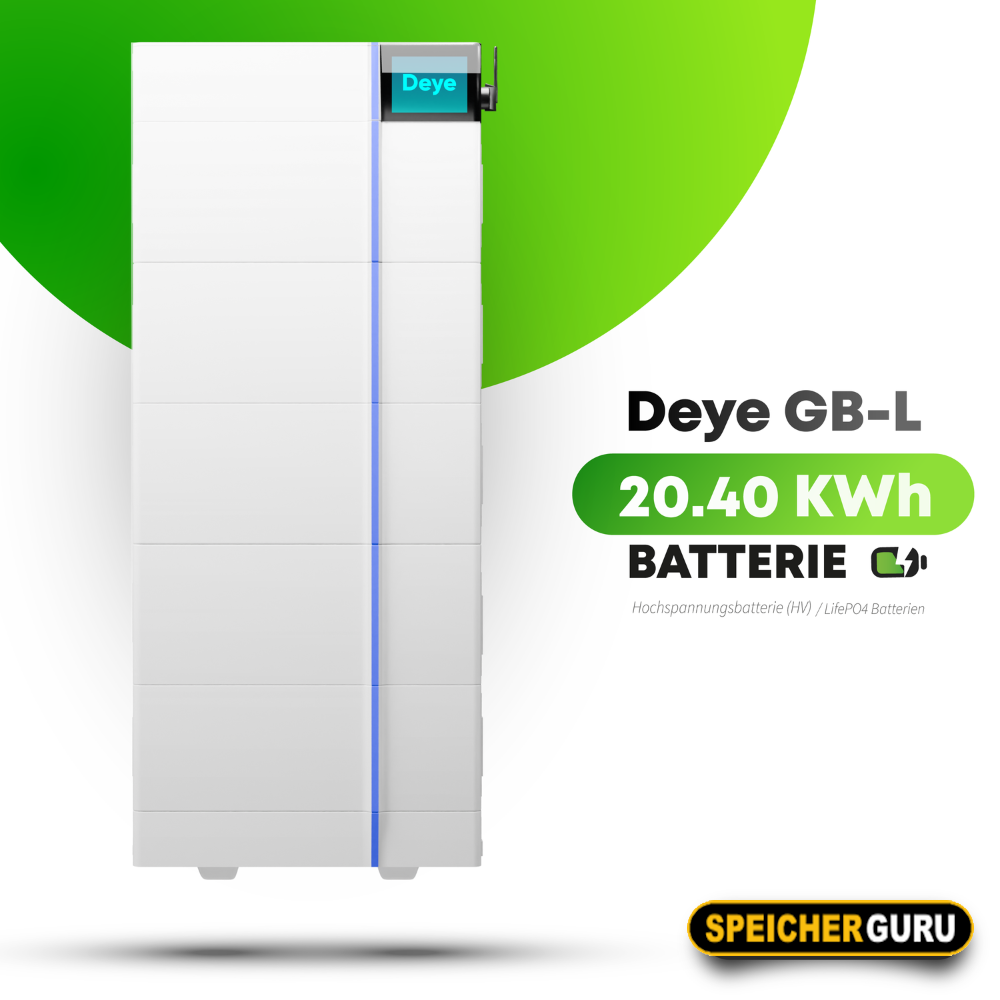 Deye GB-L-20.40 kWh Hochvoltspeicher Set
