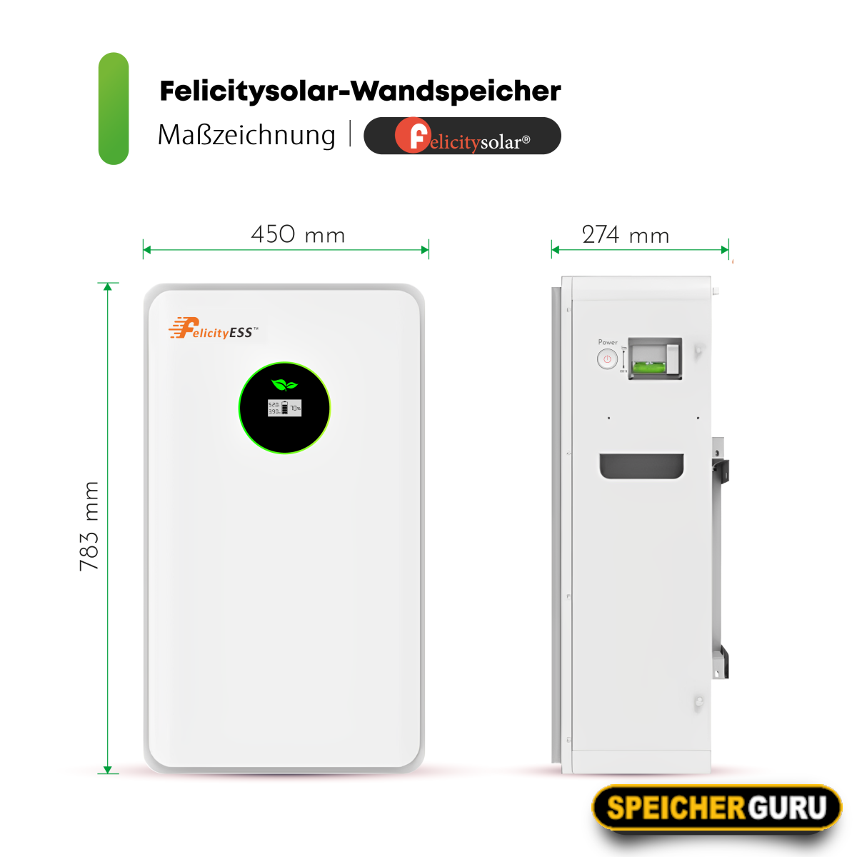 Felicity 12,5kWh Wandspeicher | LUX-E-48250LG03 | Generation 2 | Mit Löschbombe | Versandkostenfrei Aktion – Bild 3