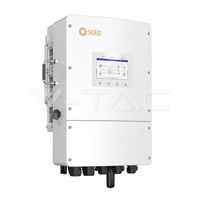 V-TAC S6-EH3P15K02-NV-YD-L – Display und Anschlüsse