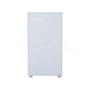V-TAC VT-16076 LiFePO4 Batteriespeicher 16,07 kWh weiß — Frontalansicht