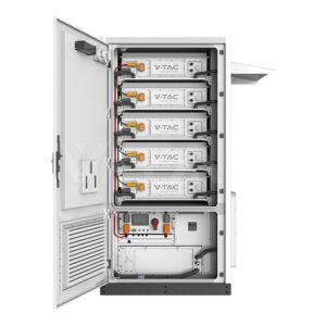 V-TAC OHA-100 Hochvolt-Batteriespeicher 100 kWh LiFePO4 — Frontalansicht