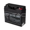 V-TAC 12V 18Ah Blei-Säure-Batterie VRLA AGM M5 – 12V 18Ah Frontalansicht