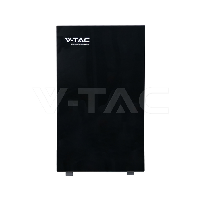V-TAC VT-5120B 5,12 kWh LiFePO₄ Batteriespeicher in schwarz — 1. Produktansicht